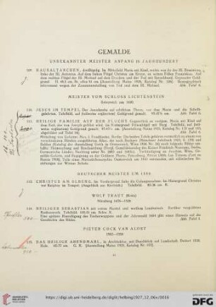 Gemälde (Nr. 109-121)