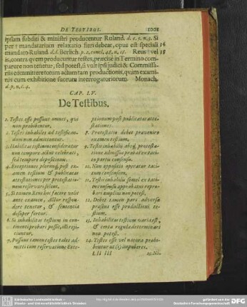 Cap. LV. De Testibus