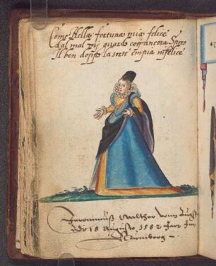 Hieronymus Walther, Nürnberg, 1582-08-18: Sentenz (ital.), Us., Sentenz (dt.)