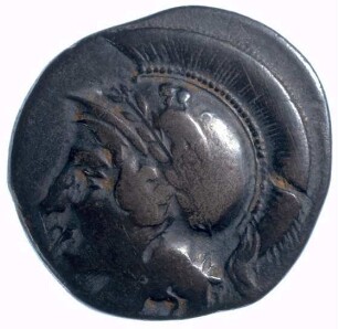 Münze, Didrachme, 1 Hälfte 4. Jahrhundert v. Chr.