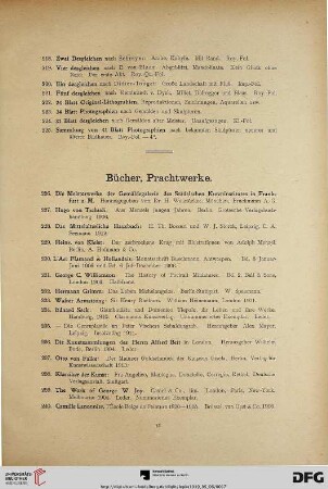 Bücher, Prachtwerke (Nr. 226-252)