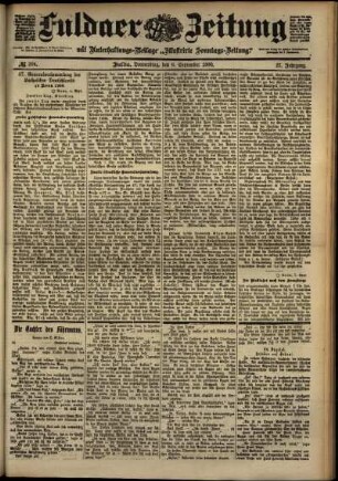 Ausgabe vom Donnerstag, den 06. September 1900.
