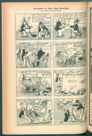 Aventuras de Don Juan Barrigón : En la piel de la elefantita