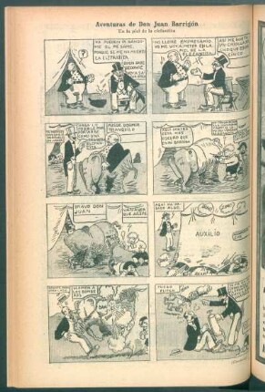 Aventuras de Don Juan Barrigón : En la piel de la elefantita