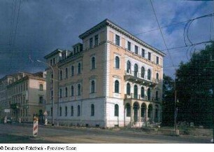 Dresden-Neustadt, Antonstraße 37. Wohnhaus (um 1840). Straßenansicht