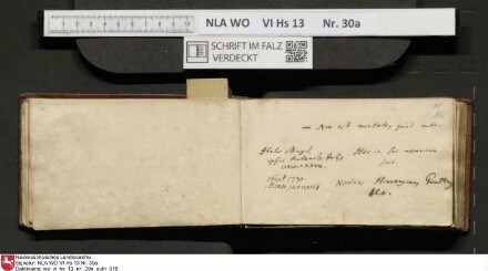 Stammbuch des U. J. Schrader aus Hannover