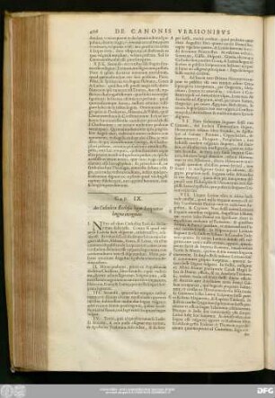 Cap. IX. An Catholica Ecclesia legat Scripturas lingua incognita.