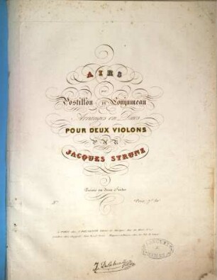 Airs du Postillon de Lonjumeau, 1
