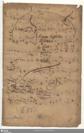 Stimmensatz [Schreiber: Samuel Jacobi]