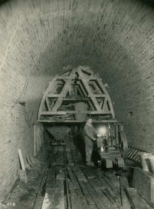 Kohlenfördertunnel, Meuselwitz, 1933