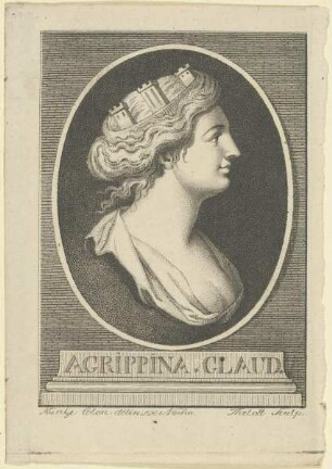 Bildnis der Agrippina Claud.
