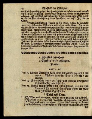 [XIV. Christus wird verrathen / und darüber gefangen]