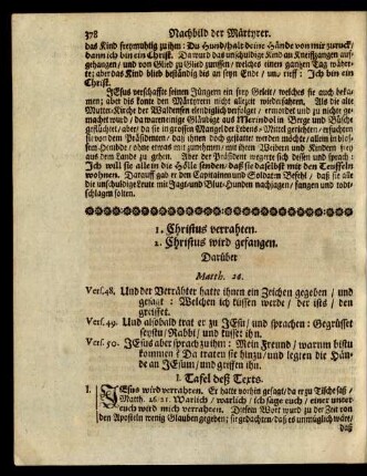 [XIV. Christus wird verrathen / und darüber gefangen]