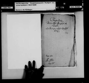 Correspondenz mit der Frau Rheingräfin v. Dhaun, die Irrungen in hiesiger Grafschaft betreffend.