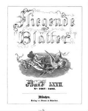 Fliegende Blätter. 67 = Nr. 1667 - 1692. 1877