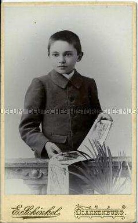 Porträt eines Jungen, Carte de Visite