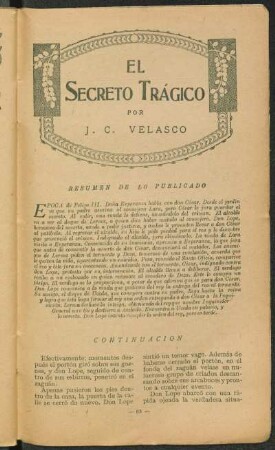El secreto trágico