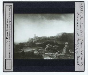 Rembrandt, Flusslandschaft mit Windmühle (Kassel GAM 242)