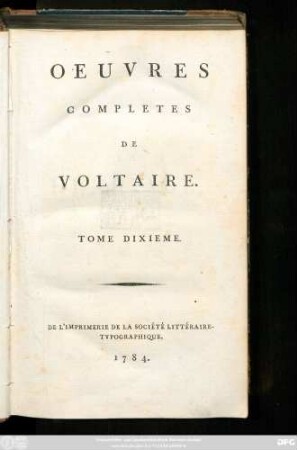 T. 10: La Henriade : Poeme