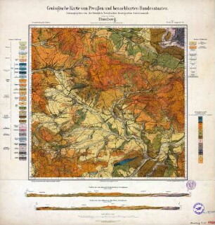 [4020] Blomberg, Geologische Karte von Preußen und benachbarten Bundesstaaten