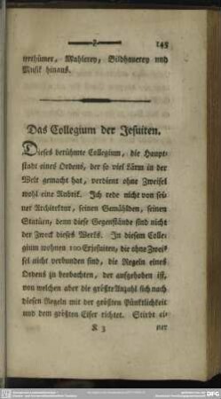 Das Collegium der Jesuiten