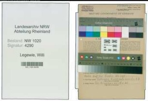 Entnazifizierung Willi Legewie , geb. 24.12.1914 (Arbeiter)