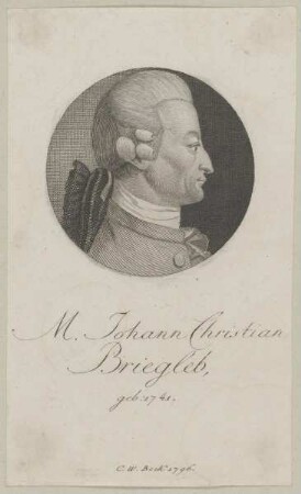 Bildnis des Johann Christian Briegleb