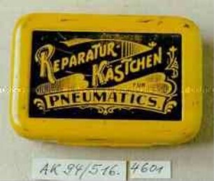 Blechdose "REPRATUR-KÄSTCHEN FÜR PNEUMATICS"