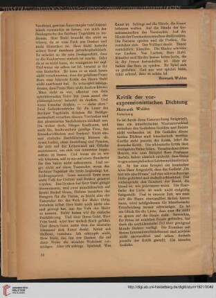Kritik der vorexpressionistischen Dichtung, [4]