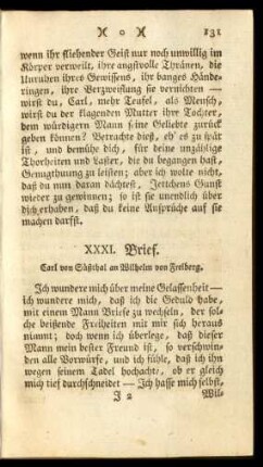 XXXI. Brief. - XLIII. Brief.