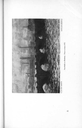 Claude Monet London Bridge Kunsthalle zu Hamburg - Neuerwerbung 1924