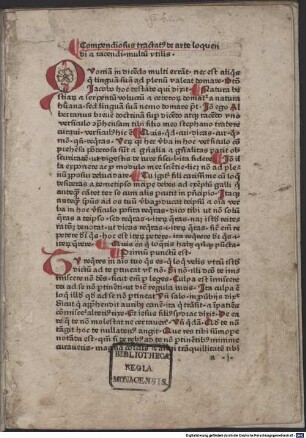 De doctrina dicendi et tacendi