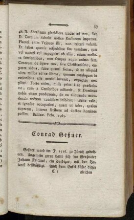 Conrad Geßner.