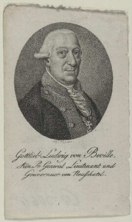 Bildnis des Gottlieb Ludwig von Beville