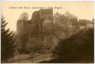 Lauenstein. Schloss und Ruine