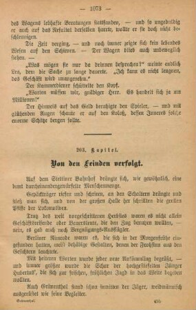 203. Kapitel. Von den Feinden verfolgt.