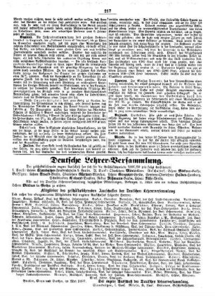 Deutsche Lehrer-Versammlung