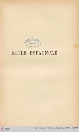 École Espagnole (Nr. 49 - 52)