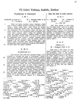 VI Libri Tobias, Iudith, Esther