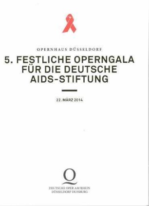 5. Festliche Operngala für die Deutsche Aids-Stiftung