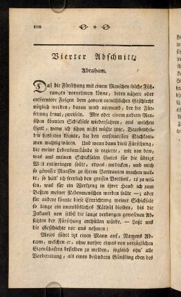 102-135, Vierter Abschnitt. Abraham.