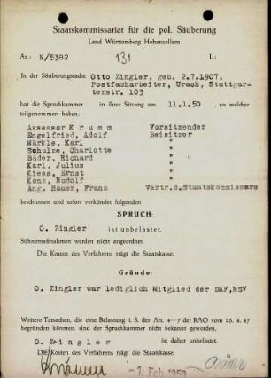 Zingler, Otto