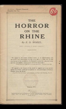 The horror on the Rhine
