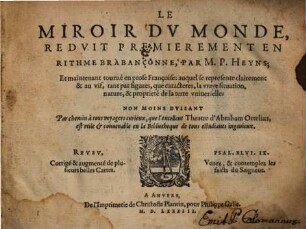Le miroir du monde