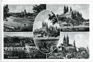 Meißen. verschiedene Stadtansichten