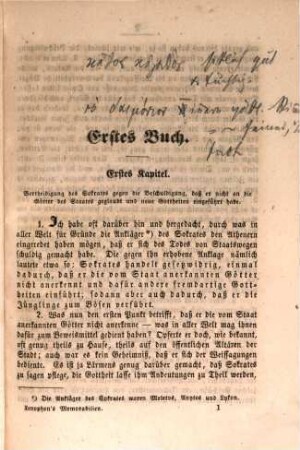 Xenophons Memorabilien oder Erinnerungen an Sokrates