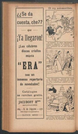 El rey automovilista - [Cómic]