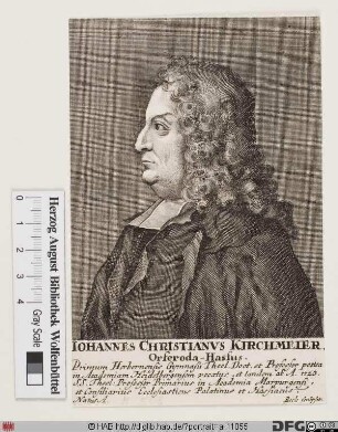 Bildnis Johann Christian Kirchmayer (Kirchmeier)