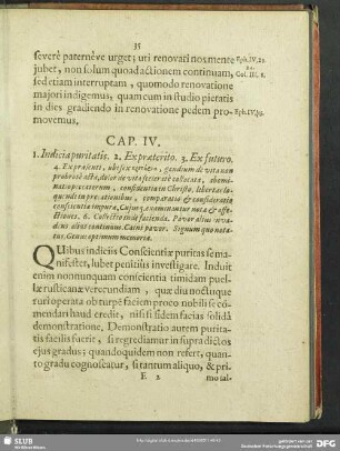 Cap. IV. 1. Indicia puritatis ...