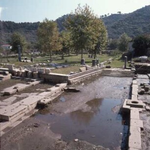 Thasos (antike Stadt), Agora, Nordwest-Zugang vom antiken Kriegshafen